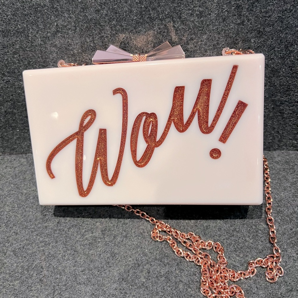 Ted Baker London Stecy WOW Clutch. Can be used as shoulder bag or clutch - Picture 7 of 7